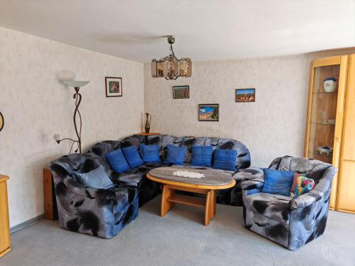 Χώρος καθιστικού στο Ferienwohnung Klaus