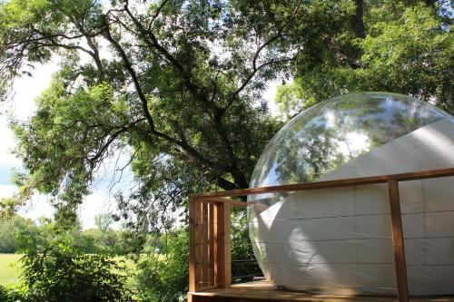 Photo de la galerie de l'établissement La bulle canopée, à Allegre Les Fumades