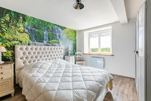 Postel nebo postele na pokoji v ubytování Chez Alexandra