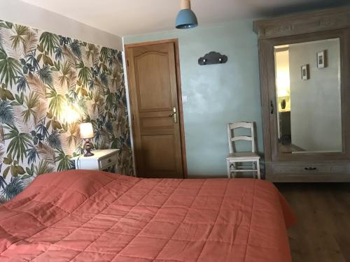 Cama o camas de una habitación en Maison familiale proche Nausicaa