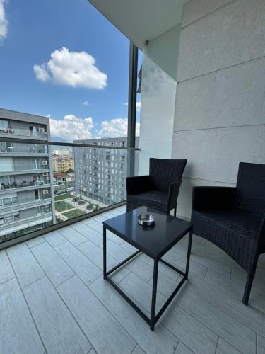Balkoni atau teres di Tirana Primo Apartment