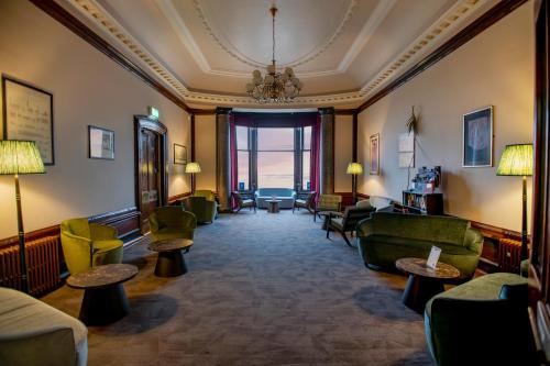 Χώρος καθιστικού στο Glasgow Youth Hostel