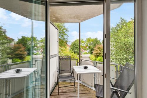 Balkón nebo terasa v ubytování Salí Homes - LM1 cozy studio in Bayreuth with ideal access to A9