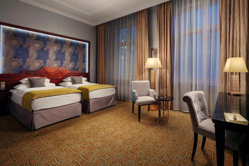 アールデコ インペリアル ホテルにあるベッド
