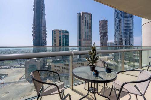 Balkón nebo terasa v ubytování GuestReady - Glowing Retreat near Burj Khalifa