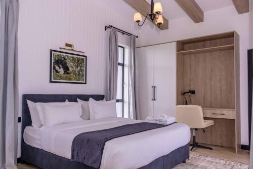 Postel nebo postele na pokoji v ubytování Tufaha Resort