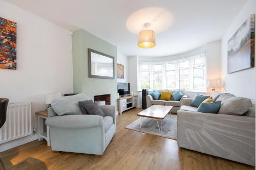 Χώρος καθιστικού στο GuestReady - Tranquil Retreat near Bramall Hall