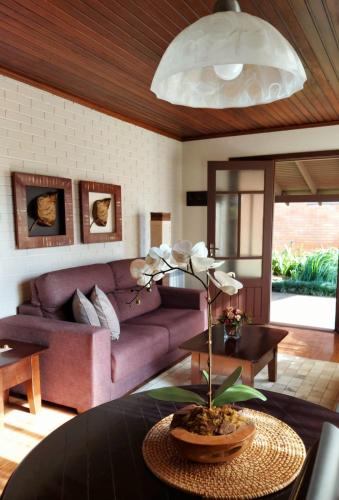 Ruang duduk di Hotel Canto Verde