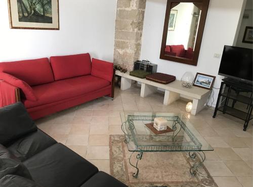 Χώρος καθιστικού στο LA CASETTA DEL CORTILE Taviano