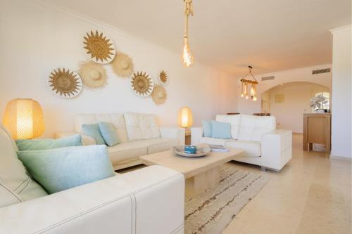 Holiday apartment with private terrace, just 10 minutes by car from Elviria Beach, Marbella