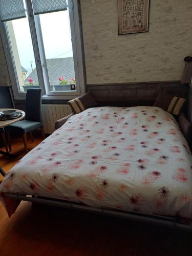 Postel nebo postele na pokoji v ubytování Le studio 2 F