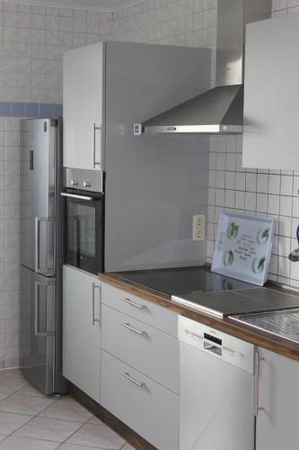 Una cocina o zona de cocina en FEWO-ATLANTA Reinhardshausen