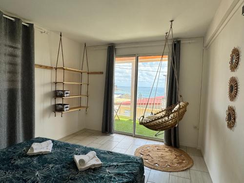 Voodi või voodid majutusasutuse Villa 4 ch 140 m2 avec vue sur mer et le tombolo toas