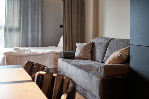 Гостиная зона в Apartamenty Panorama