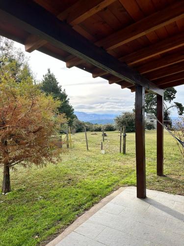 Landskap semula jadi dekat dengan the country house