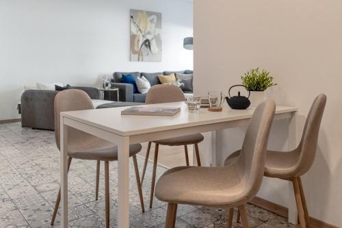 Гостиная зона в City center apartment with free parking and sauna