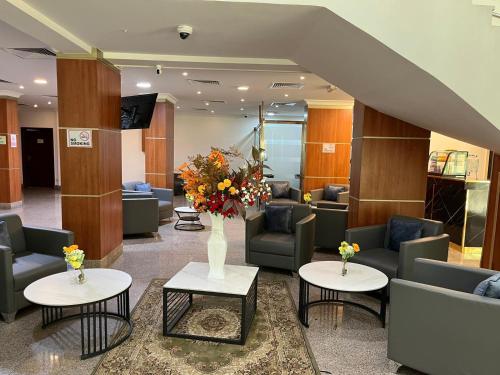 Zona de estar de Royal Heaven Hotel Qatar