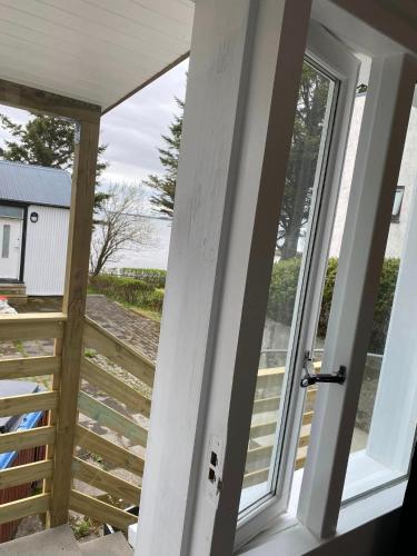 Balkón nebo terasa v ubytování Englendingavík Homestay