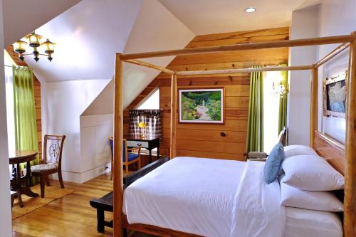 Ένα ή περισσότερα κρεβάτια σε δωμάτιο στο Guest Haven Chalet