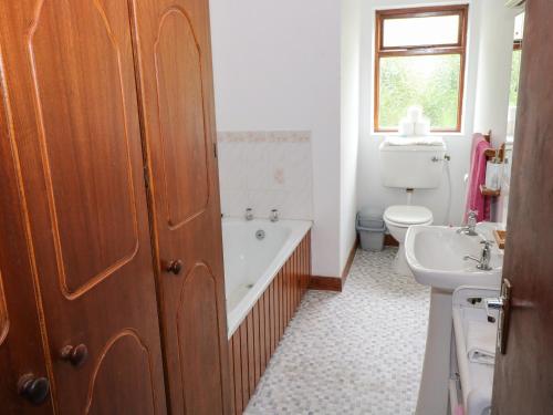 Koupelna v ubytování Hideaway