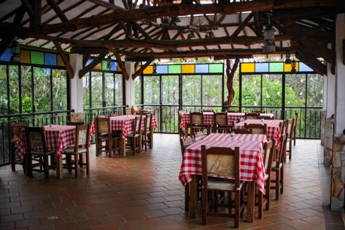 Restoran atau tempat lain untuk makan di Hotel Campestre Ataraxia Barichara
