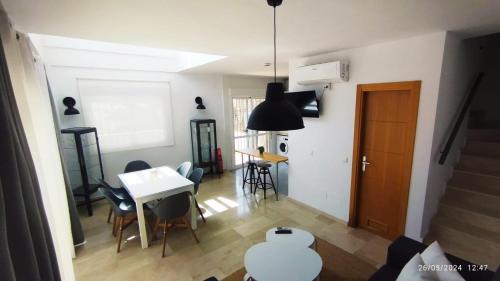 Χώρος καθιστικού στο Apartamento Campo Golf Hoyo 18