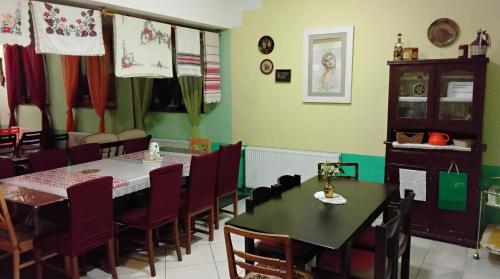 Zona de estar de Hostel Flores
