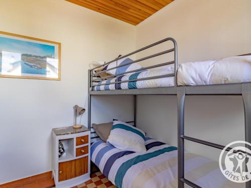 Ένα ή περισσότερα κρεβάτια σε δωμάτιο στο Charmante Maison de Plain-Pied, Proche Commerces et Activités, Entre Nantes et Cholet - FR-1-622-82