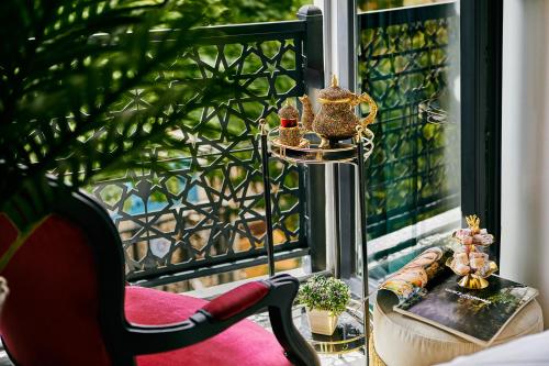 Balcon ou terrasse dans l'établissement Mitspark Hotel