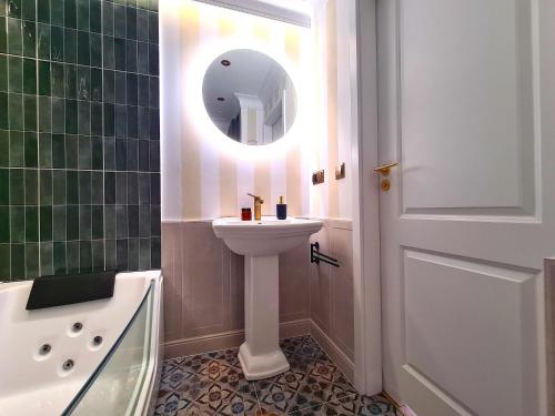 Koupelna v ubytování WANNA SPA na Starym Mieście