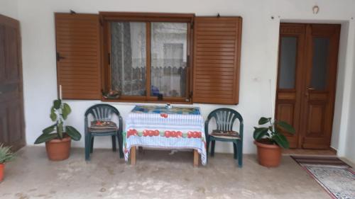 En balkon eller terrasse på Kristi House