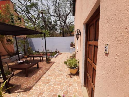 Balkón nebo terasa v ubytování El Jardin