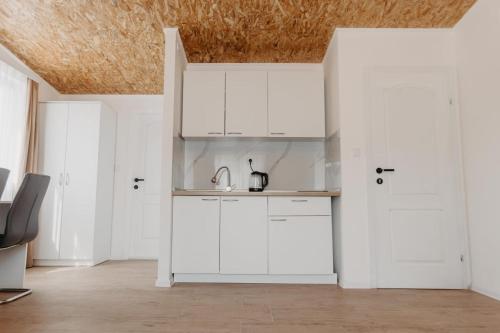 Dapur atau dapur kecil di Apartmani Rosa