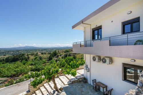 a house with a view at Patima Hills in Chania Town