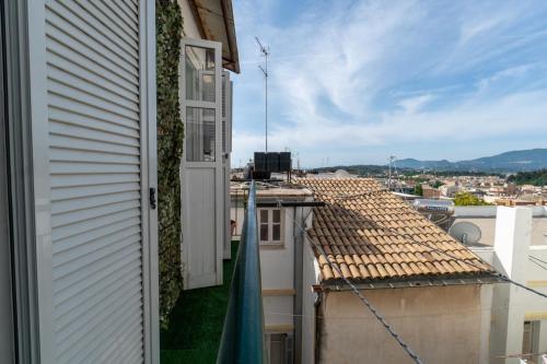 Nespecifikovaný výhled na hory nebo výhled na hory při pohledu z apartmánu