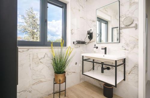 Et badeværelse på Villa TRIA QUERCUS