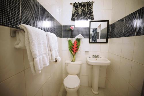 Ein Badezimmer in der Unterkunft Hotel Tim Bamboo