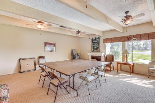 a dining room with a table and chairs at Redlands Home with Community Perks 1 Mi to Downtown in Redlands