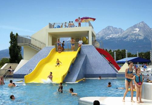 Aquapark v apartmáne alebo blízkom okolí