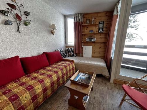 Studio confortable pour 4 avec vue pistes, Ski-in/Ski-out - FR-1-452-356