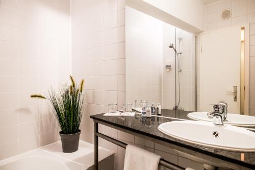 Koupelna v ubytování hogh Hotel Heilbronn