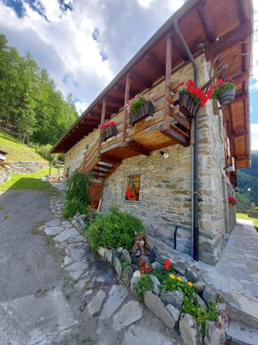 Zahrada ubytování Monolocale di montagna