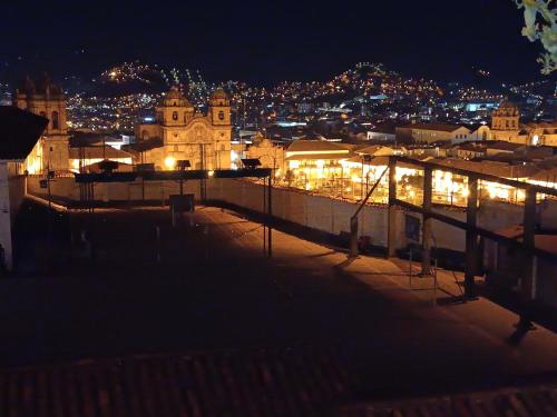 Vista general de Cuzco o vista desde la casa vacacional