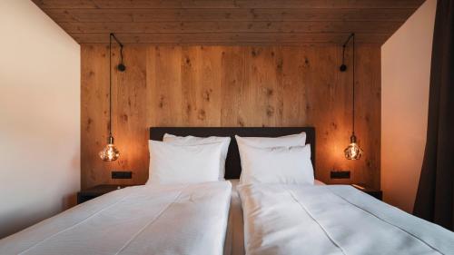 Cama o camas de una habitación en Triple A Chalets
