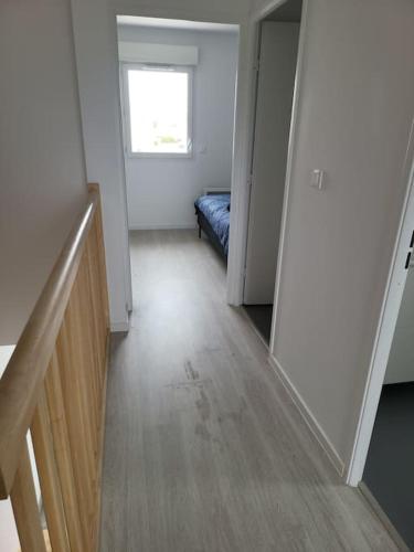 Ένα ή περισσότερα κρεβάτια σε δωμάτιο στο New villa 5mn from the beach-Pyrenees view