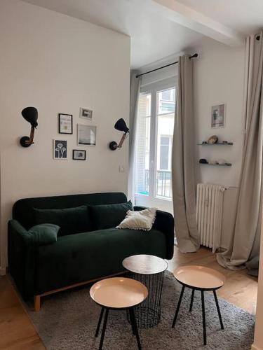 Appartement moderne Paris Montmartre 2 à 4p