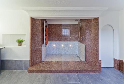 Ruang duduk di Ferienwohnung im Weberturm Goslar