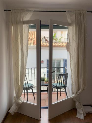 Balkoni atau teres di Migjorn Apartment a place in the heart of Sitges
