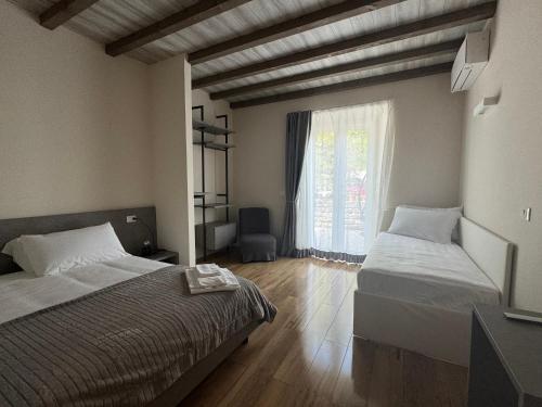 Postel nebo postele na pokoji v ubytování A un passo dal passo b&b