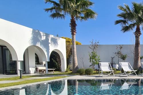 Πισίνα στο ή κοντά στο DAR OULED SOLTANE, havre de paix à Gammarth